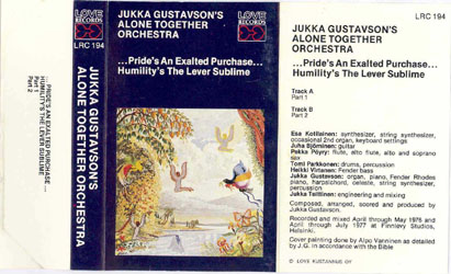 ...jaloa ylpeytt cassette cover