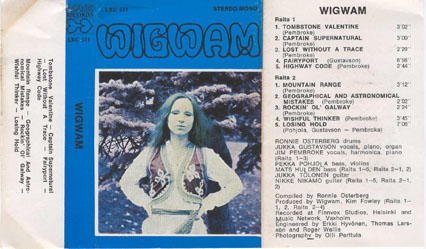 Wigwam cassette cover