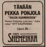 Advert from Karjalainen 28.11.83