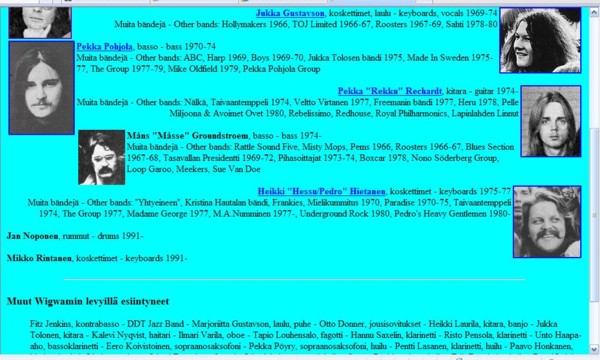 Nuclear Netclub members page before June 1999